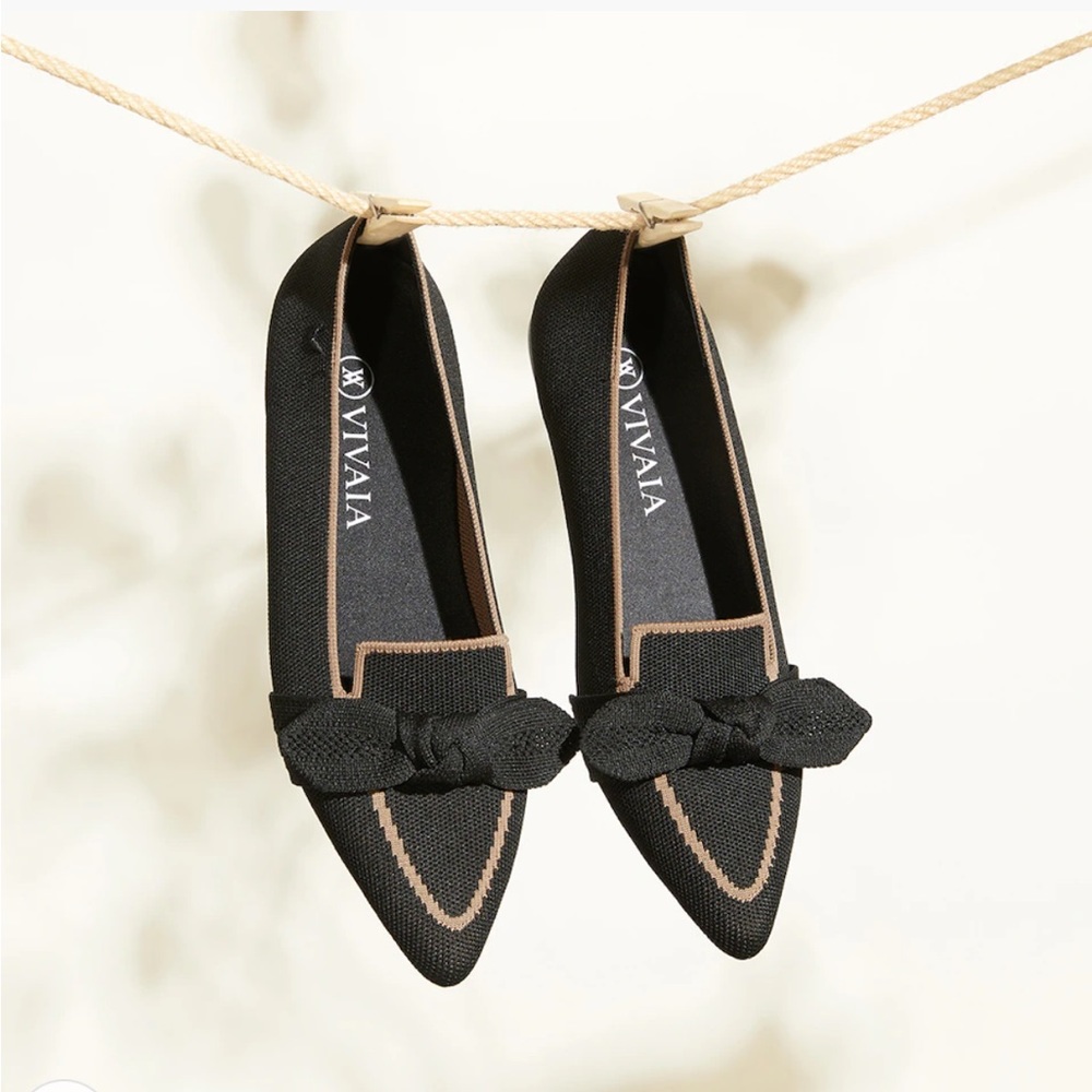 Vivaia Michelle Pointed Toe Loafers 7, NIB